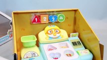 뽀로로 멜로디 아기 계산대 놀이 세트 와 타요 폴리 장난감 Pororo Baby Market Cash Register Playset Toy