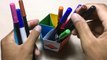 How to design pencil holder - Pen holder ideas - DIY Paper Crafts | pencil holder origami pencil box