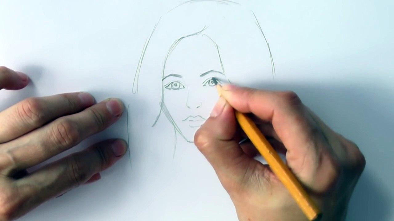 Уроки рисования. Как нарисовать ВОЛОСЫ карандашом .РИСУЕМ ВОЛОСЫ