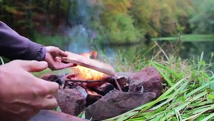 The Ultimate Steak! - Stone-Fried in the Forest