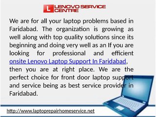 Lenovo Laptop Service Center in Faridabad