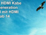 i 10m Premium Nylon High Speed HDMI Kabel Neuste Generation kompatibel mit HDMI 20