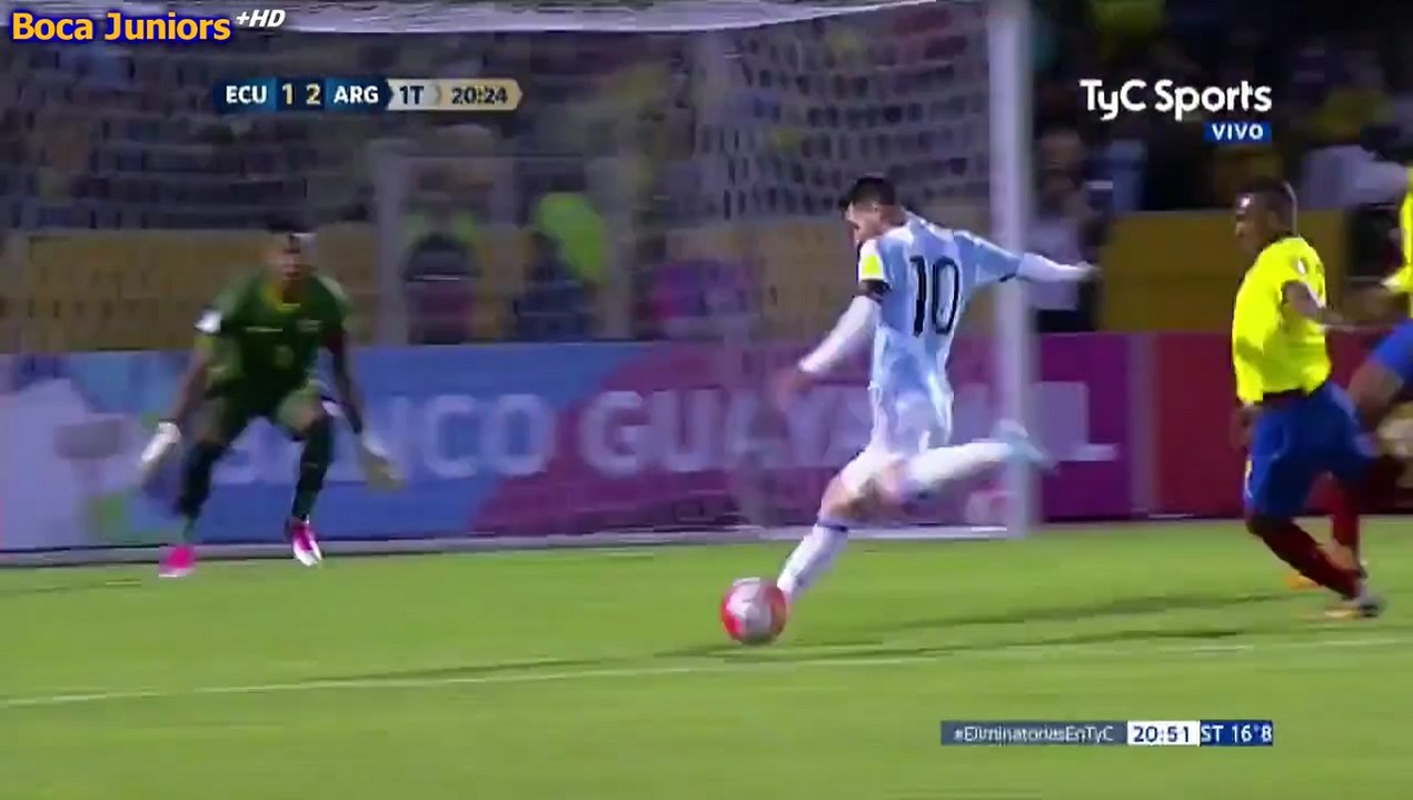Ecuador 1-3 Argentina (Eliminatorias Mundial Rusia 2018)