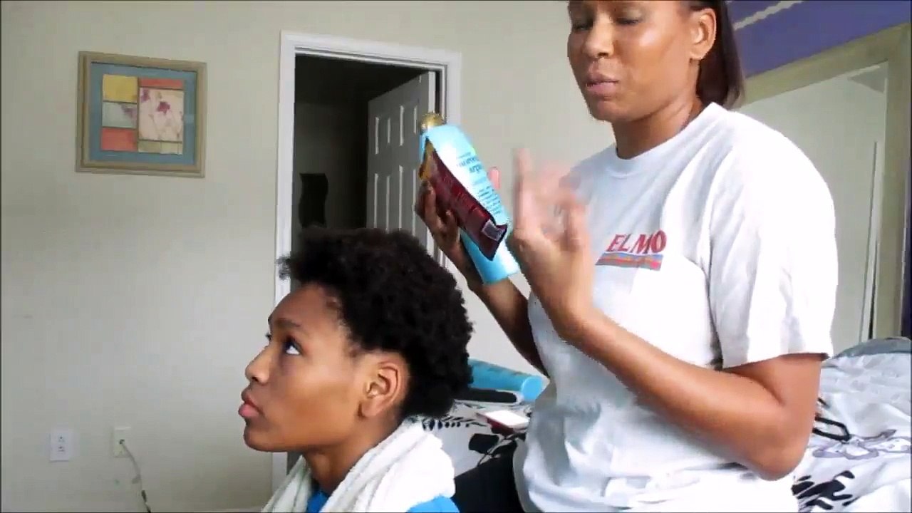 How to straighten/Stretch 4c Hair and rock a Big Puff! (Demo)