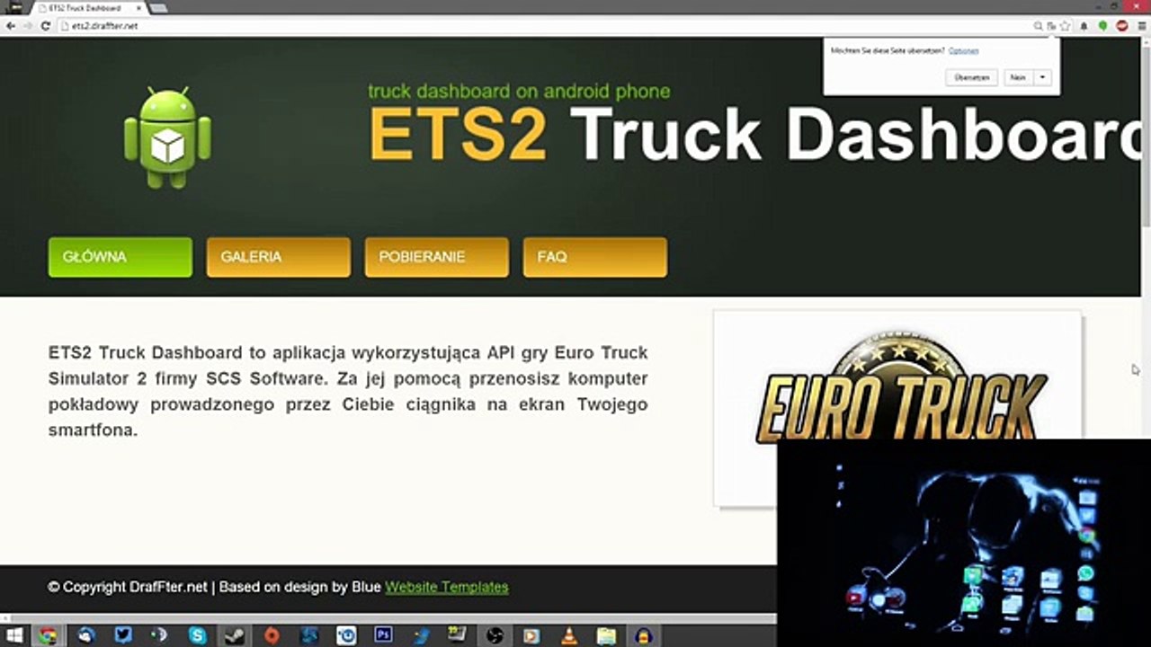 ETS2 Truck Dashboard Telemetry Android ► German/Deutsch ◄► Tutorial Euro Truck Simulator 2 [HD+] ◄