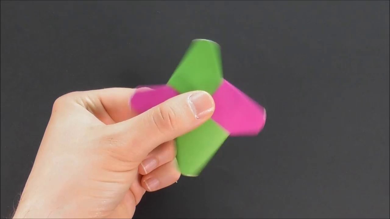 Origami Fidget Spinner - DIY Spinner with paper