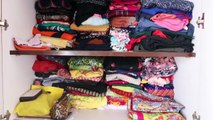 Indian Closet Cleaning & Organizing : How To Fold Indian Clothes