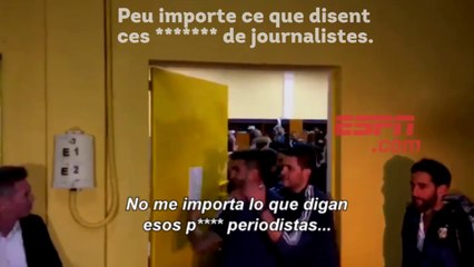 Le vestiaire argentin tacle les médias