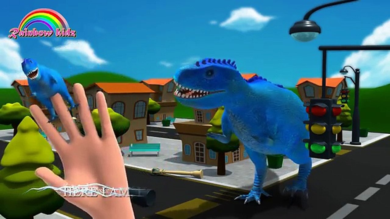 Crazy Dinosaur finger family and more Dinosaur rhymes
