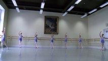 Vaganova Ballet Academy. Barre, Classical Dance Exam. Girls, 4th class. new