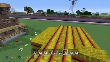 Minecraft Tutorial: How To Make A Horse Stable (Horse House)