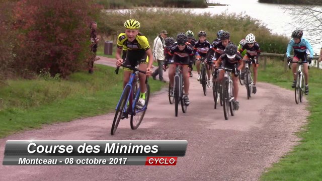 Cyclo cross montceau catégorie Minimes 08/10/2017