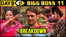 Hina Khan Made Vikas Gupta CRY | Bigg Boss 11 Day 9 – Episode 9 | 10th October 2017 Episode Update