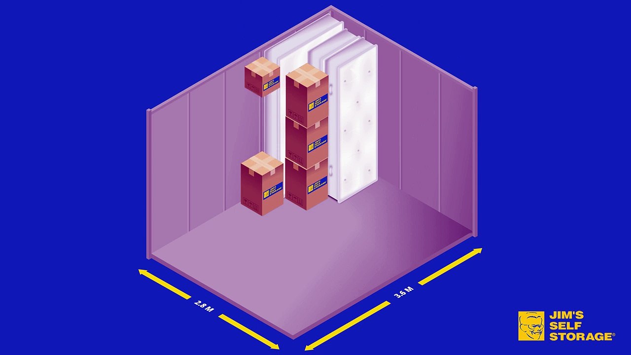 Packing A 3.6m x 2.8m Self Storage Unit - Storage Unit Size Guide