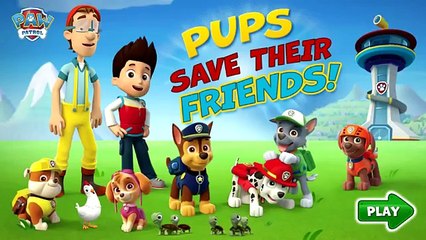 Paw Patrol Pups Save Their Friends Gameplay Walkthrough Cartoon Movie