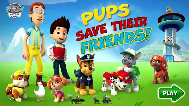Paw Patrol Pups Save Their Friends Gameplay Walkthrough Cartoon Movie