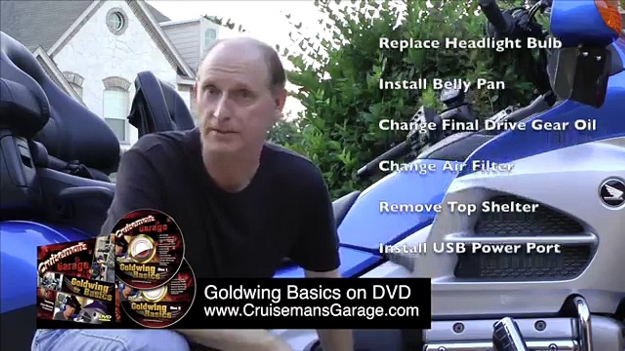 Replacing The Windshield On A Honda Goldwing GL1800