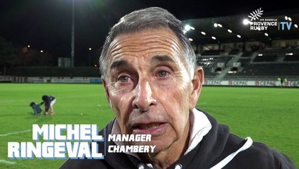 Provence Rugby / Chambéry : la réaction de Michel Ringeval