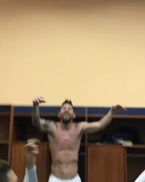 La célébration de l'Argentine après sa qualification pour la Coupe du Monde 2018