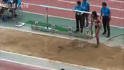 桝見咲智子 6m16 優勝 全日本実業団陸上2017 女子走幅跳