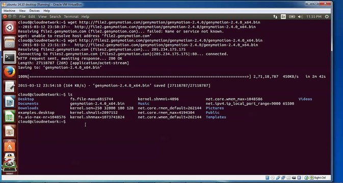How to Install Genymotion 2.5.2 (Android Emulator) in Linux Mint 17.2, Debian 8 & Ubuntu 14.10/15.04