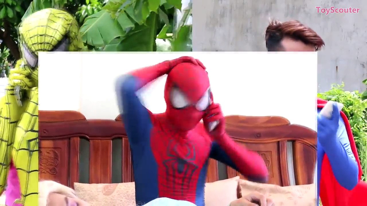 Ugly Spiderman vs Soccer Ball! w/ Frozen Elsa, Joker, Maleficent & Dr. Wolverine in Real Life