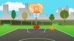 Binkie TV - Learn Colors Shapes With Funny Basket Balls For Kids - Playing BasketBall For Children