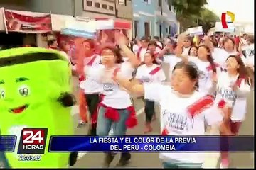 Perú vs. Colombia: fiesta y color de la previa al partido en el Nacional
