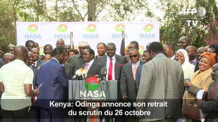 Kenya: Odinga annonce son retrait du scrutin du 26 octobre