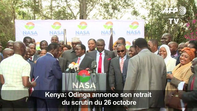 Kenya: Odinga annonce son retrait du scrutin du 26 octobre
