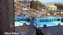 MSRTC BUSES MAGIC ON SION - PANVEL HIGHWAY : ST BUSES - MAHARASHTRA
