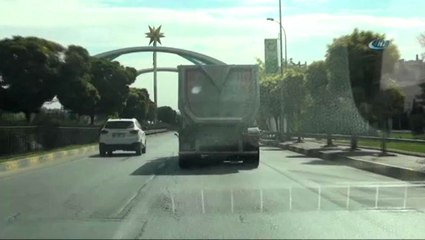 Kum Yüklü Hafriyat Kamyonunun Tehlikeli Yolculuğu