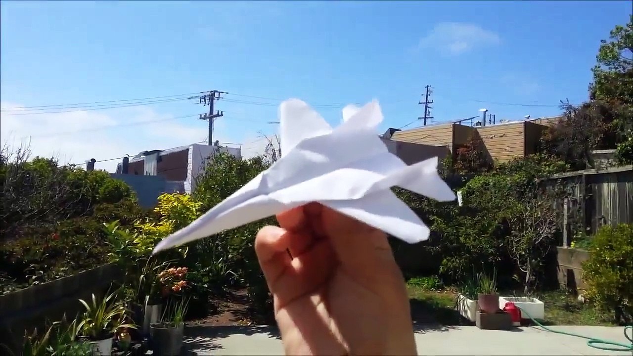 Nasıl uçar kağıt uçak yapmak | F-15 Eagle
