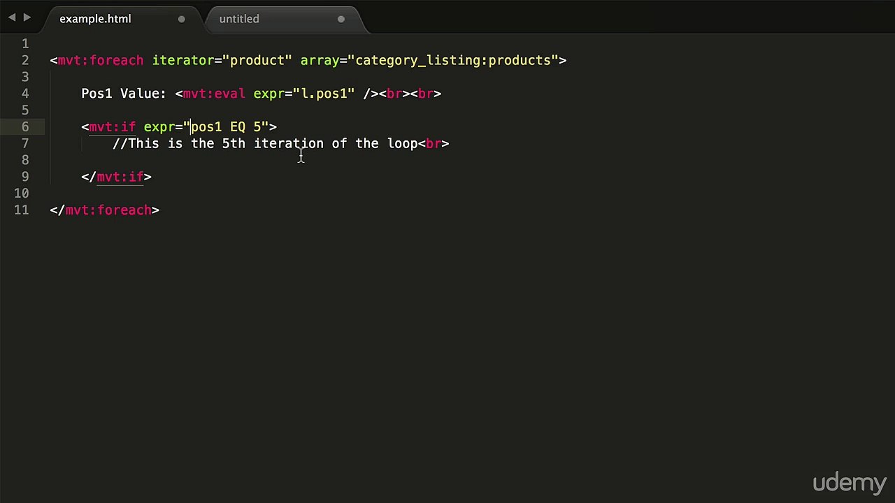 016 ,Miva Template Language, Pos1  Loop Counter