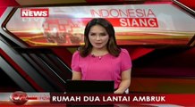 Diduga Tak Kuat Menahan Beban, Rumah Dua Lantai di Bandung Ambruk