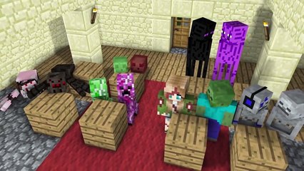 Minecraft top 5 Animations - Monster School