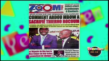 RUBRIQUE REVUE DES TITRES avec IBOU DIOUF dans Yeewu Leen du 11 Octobre 2017