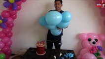 Oso gigante muy facil de hacer con globos bipolo o quick link!! # 118