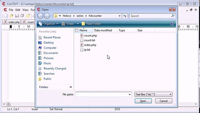 PHP Training In Jaipur|PHP Training Companies In Jaipur| Creating a File Based Unique Hit Counter Part 3