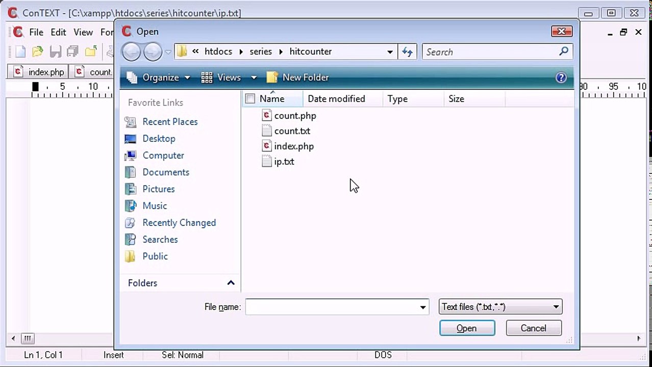 PHP Training In Jaipur|PHP Training Companies In Jaipur| Creating a File Based Unique Hit Counter Part 3