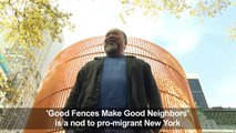 Chinese artist Ai Weiwei honours pro-migrant New York