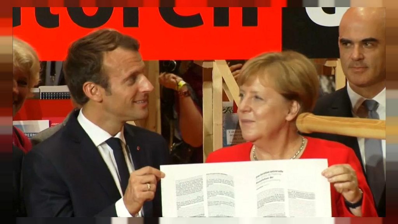 Macron in Frankfurt: 'Wer heute in Europa eine Vision hat, braucht nicht zum Arzt'