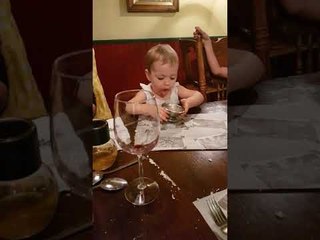 Little Girl Can't Get Enough of Ice Cream