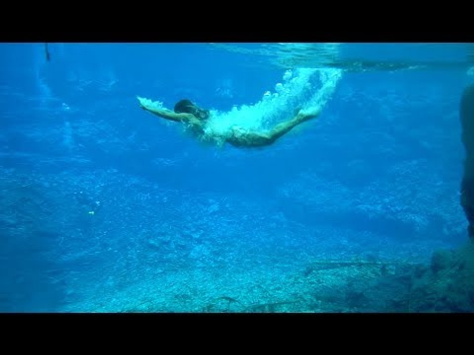 Thrill-Seeker Films Scenic Adventure in the Blue Pools of Oregon