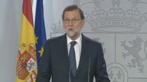 Rajoy requiere a Puigdemont que diga si declaró la independencia