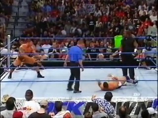 Batista s first batista bomb on Smackdown