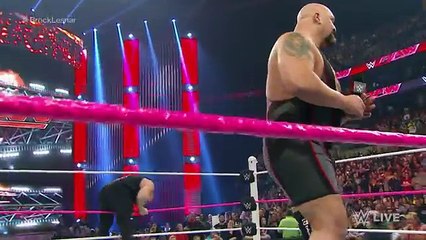 Brock Lesnar lays waste to Big Show- Raw  Oct. 5  2015