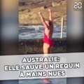 Australie: Une femme attrape un requin à mains nues