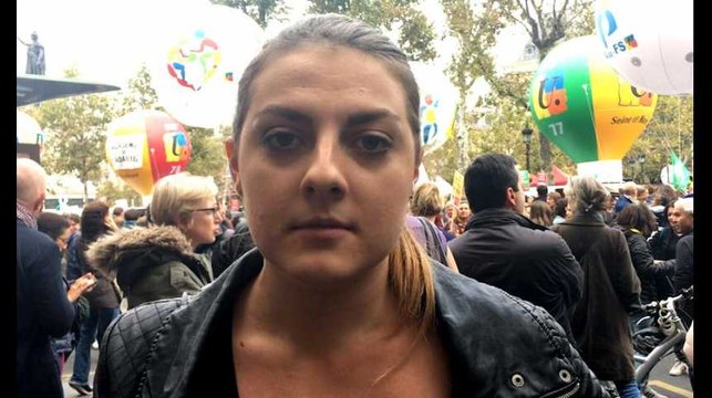 On voudrait traiter nos patients avec de la dignité : la colère d'une infirmière à la manifestation