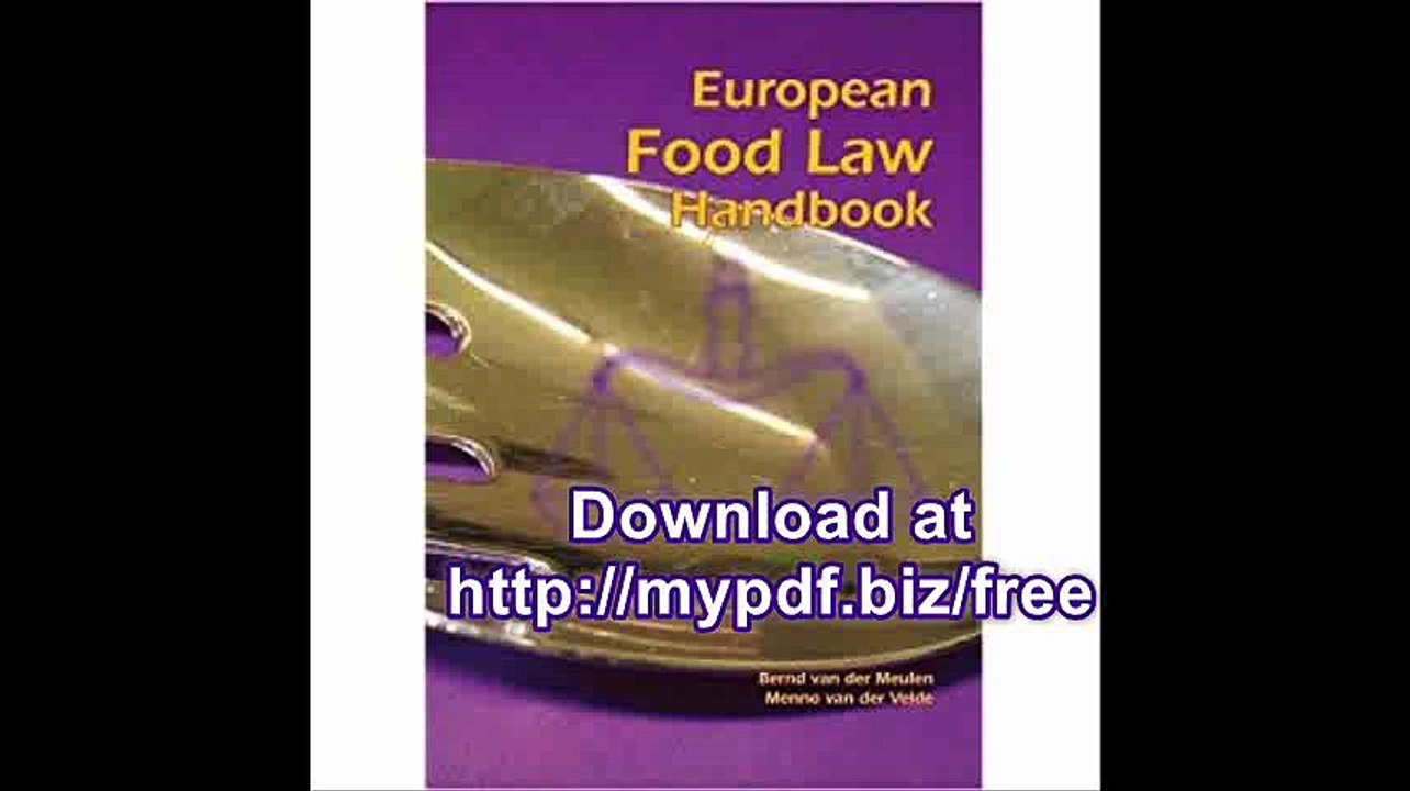 European Food Law Handbook
